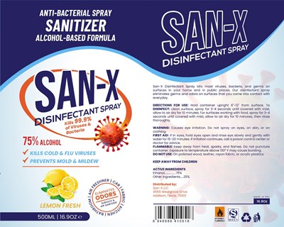 San-X Lemon New Label.jpg 500 ML LABEL - San X Lemon New Label